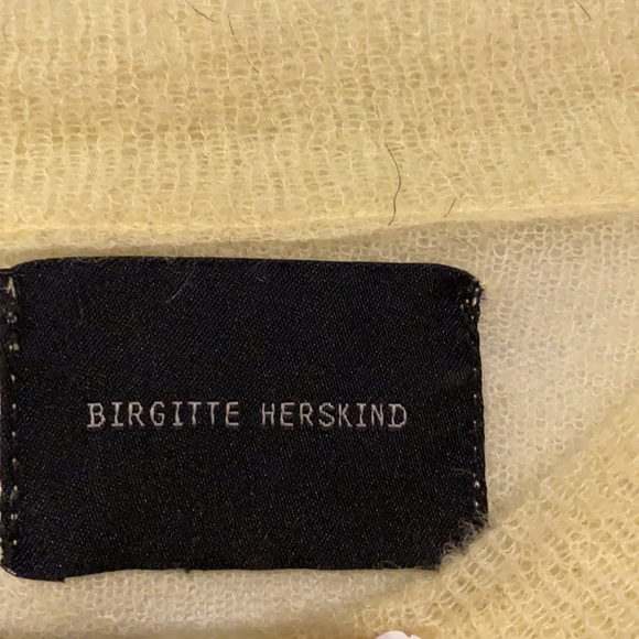 Yellow Mohair Knit Shirt - Picture 2 of 3